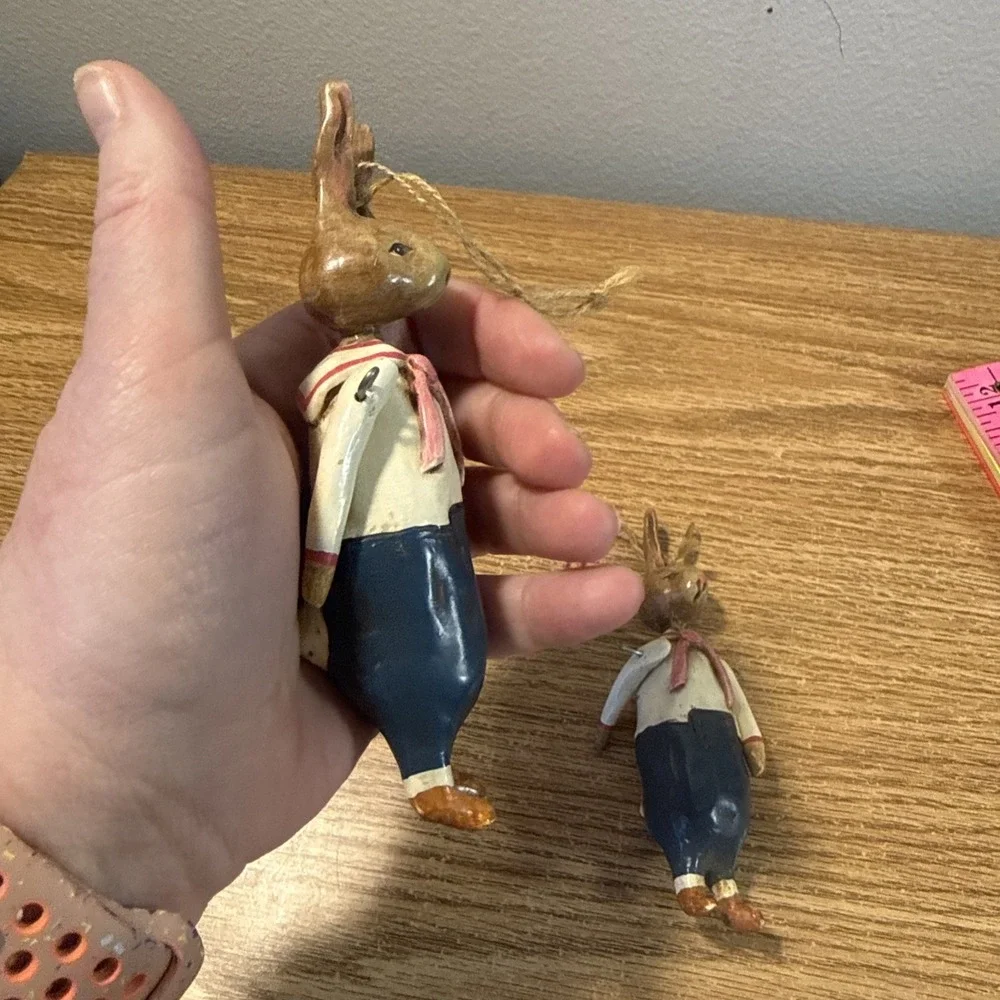 Vintage Jointed Easter‎ Bunnies